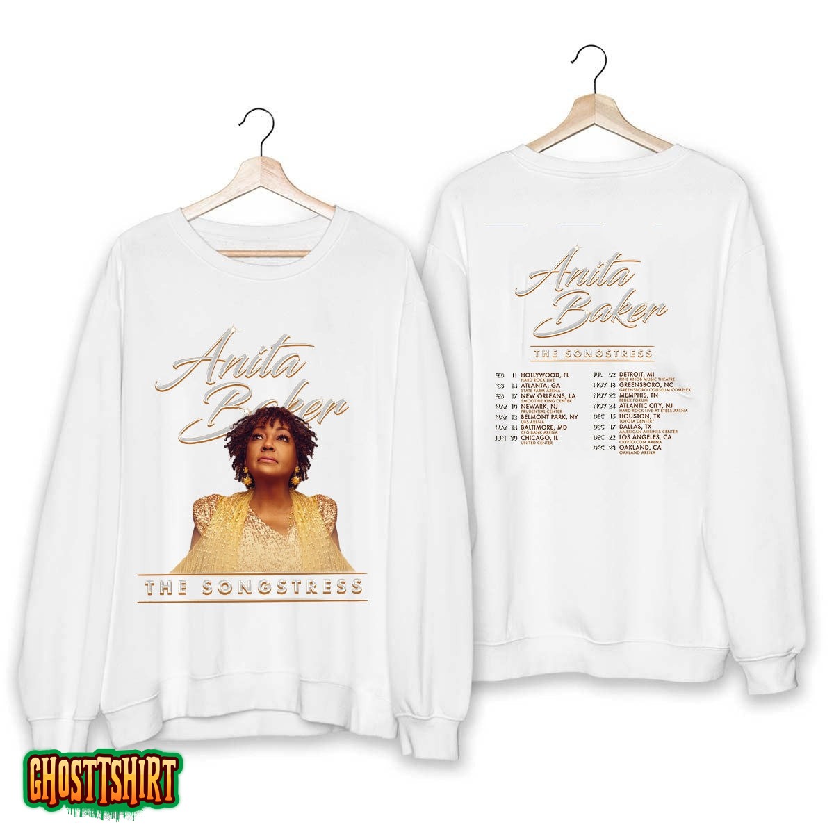 Anita Baker The Songstress Tour Shirt