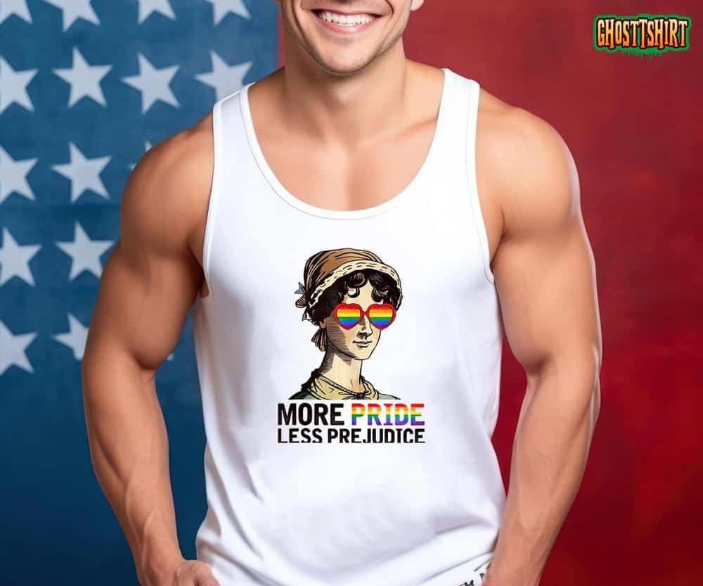 More Pride Less Prejudice LGBT Gay Pride Month Tank Top