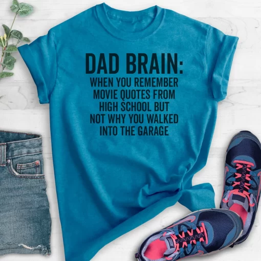 Dad Brain Shirt, Dad Shirt, Papa Shirt, Father’s Day T-Shirt