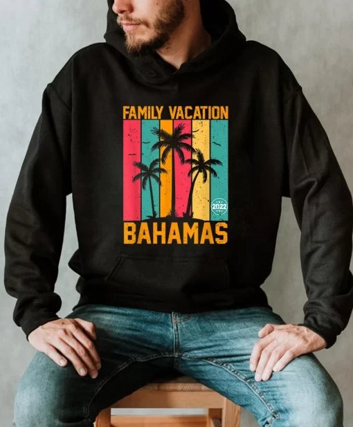 Family Vacation 2022 Bahamas Matching Group Summer Vacation Funny Colorful Unisex T Shirt