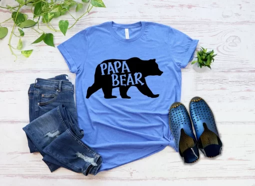 Papa Bear Shirt, Dad Bear Tee, Father’s Day T-Shirt