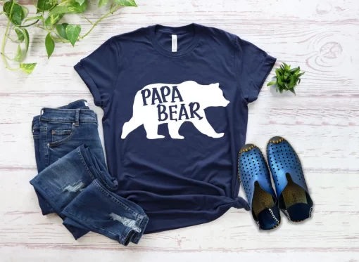 Papa Bear Shirt, Dad Bear Tee, Father’s Day T-Shirt
