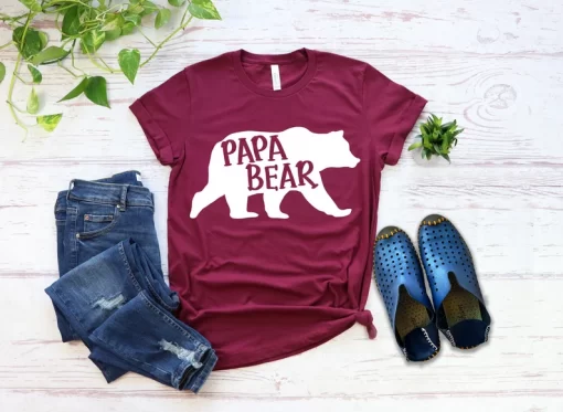 Papa Bear Shirt, Dad Bear Tee, Father’s Day T-Shirt