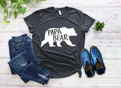 Papa Bear Shirt, Dad Bear Tee, Father’s Day T-Shirt