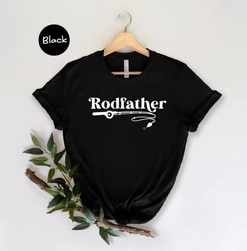 Rodfather Shirt, Father’s Day Gift, Fisher Dad Gift, Dad Gift, Fisher Dad Tee