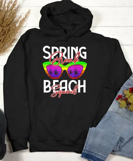 Spring Break Squad Retro Spring Break Beach Squad Funny T Shirt