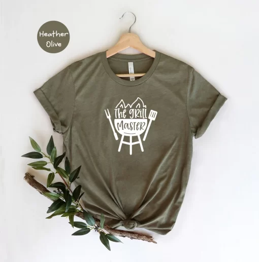 The Grill Master Shirt, Barbecue Tee, Father’s Day Shirt, Bbq Dad T-Shirt