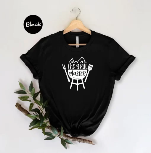 The Grill Master Shirt, Barbecue Tee, Father’s Day Shirt, Bbq Dad T-Shirt