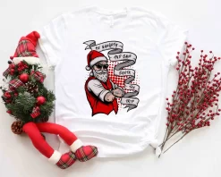 Be Naughty and Save Santa The Trip Shirt, Funny Santa Shirt, Christmas Shirt