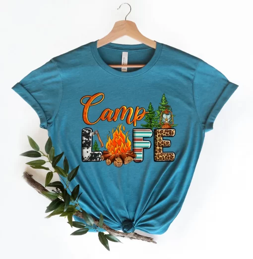 Camp Life Shirt, Camp Vacation Shirt, Family Travel Shirt, Vacation Matching Shirt