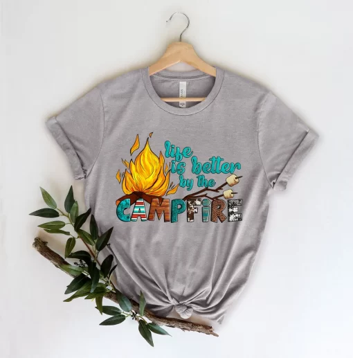 CampFire Shirt, Camp Vacation Shirt, Family Vacation Shirt, Summer Vacation Shirt