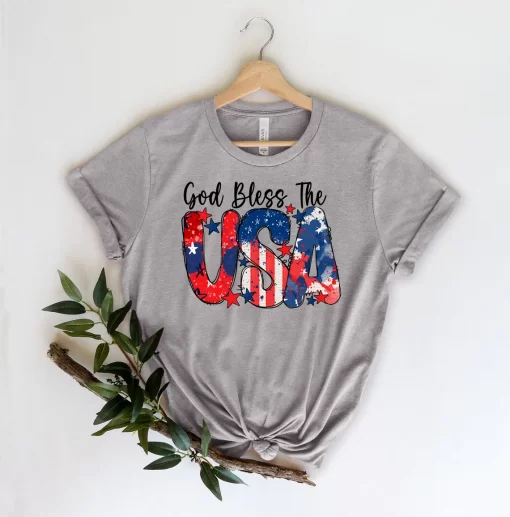 God Bless The USA Shirt, 4th of July Matching Shirt, Independence Day Shirt
