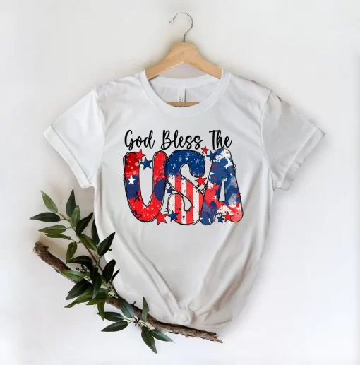 God Bless The USA Shirt, 4th of July Matching Shirt, Independence Day Shirt