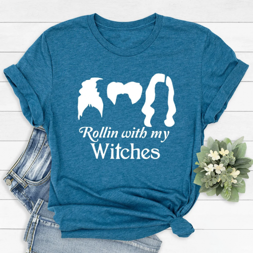 Halloween Girls Shirt, Autumn Girls T-Shirt, Best Witches Outfit T Shirt
