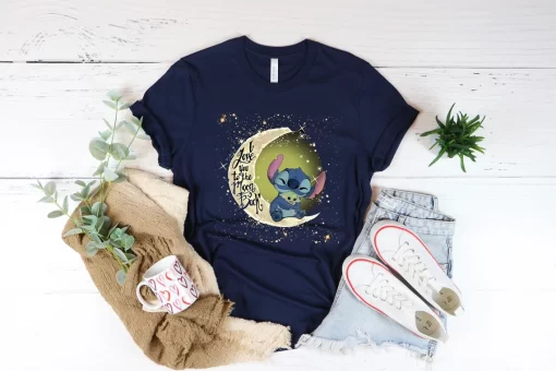 I Love You To The Moon And Back, Disney Shirt Baby Alien, Star Wars Shirt