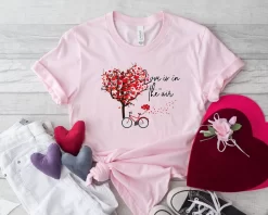 Love Is In The Air, Valentine’s Day Shirt, Anniversary Shirt, Valentines Couples Shirts