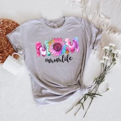 Mama Shirt, Pregnancy Announcement Shirt, Mom Life Shirt, Mothers Day T-Shirt