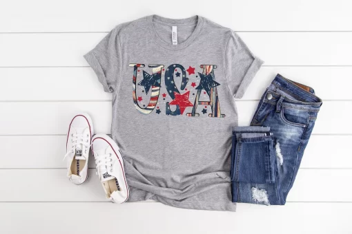 Patriotic Usa Shirt, 4th of July Shirt, Usa Flag Shirt, Memorial Day Shirt