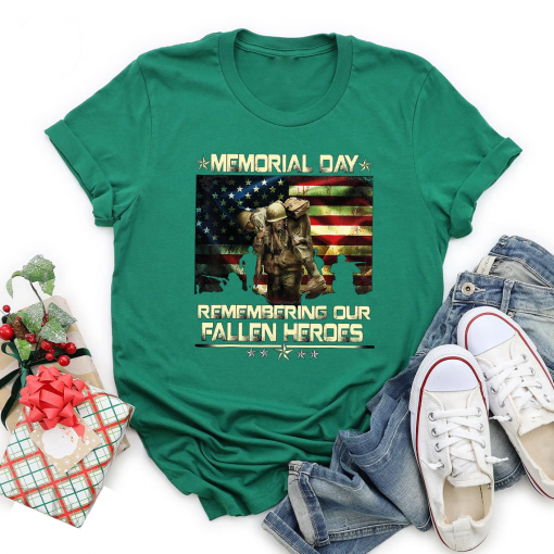 Remembering Our Fallen Heroes T Shirt, 4th Of July Shirts, Independence Day Shirt