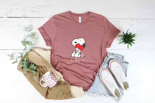 Snoopy Shirt, Snoopy I Love You Shirt, Snoopy Funny Shirt, Valentines Day Shirt