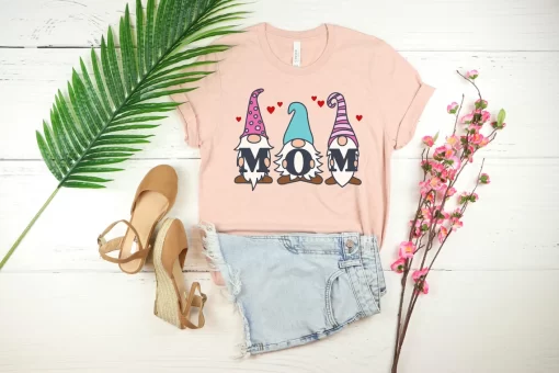 Three Gnomes Mom T-Shirt, Mother’s Day Gift Shirt, Gift for Mom