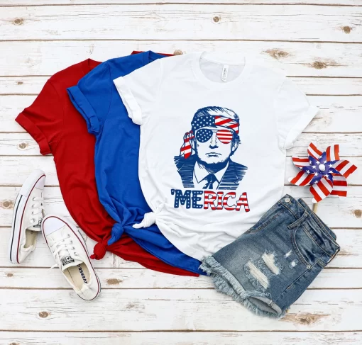 Trump ‘Merica T-shirt, Trump Republican T-shirt, 4th Of July Shirt