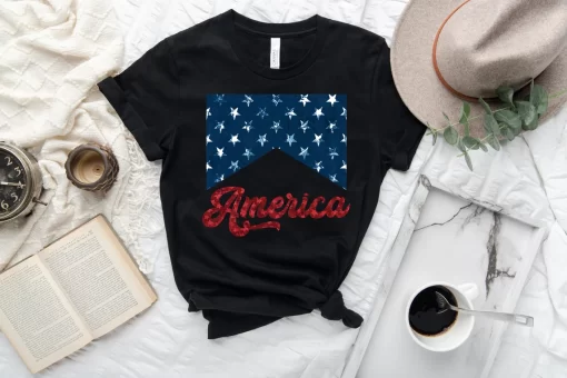 Vintage Style American Flag Shirt, Independence Day Shirt, 4th Of July America Shirt