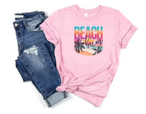 Beach Bum Shirt, Beach Shirt, Summer Shirt, Vacation Shirts