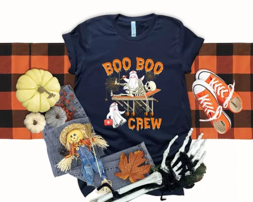 Boo Boo Crew Nurse Shirt, One Spooky Nurse Shirt, Halloween Shirt