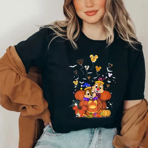 Chip and Dale Halloween T-Shirt