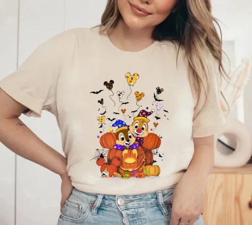 Chip and Dale Halloween T-Shirt