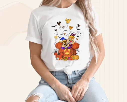 Chip and Dale Halloween T-Shirt