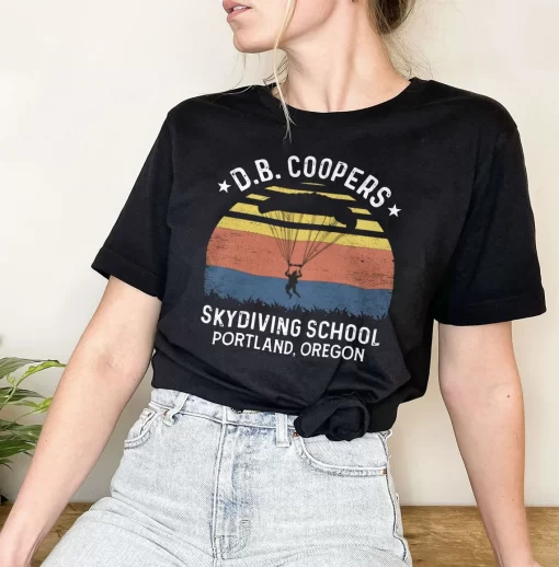 DB Coopers Skydiving School Portland Oregon T-Shirt