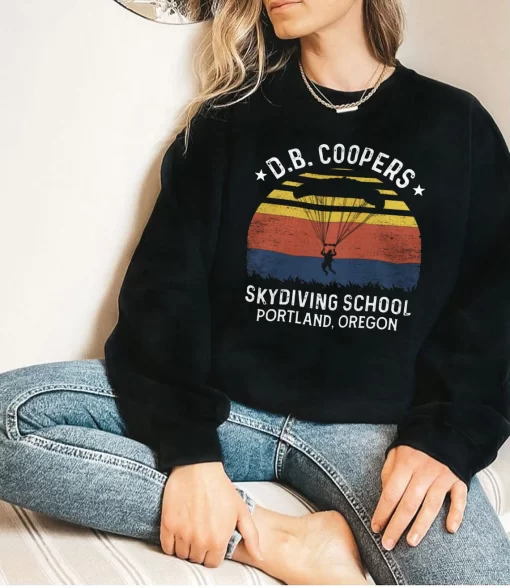 DB Coopers Skydiving School Portland Oregon T-Shirt