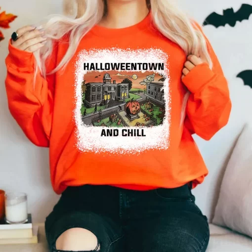 Halloweentown and Chill Crewneck Sweatshirt