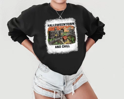 Halloweentown and Chill Crewneck Sweatshirt