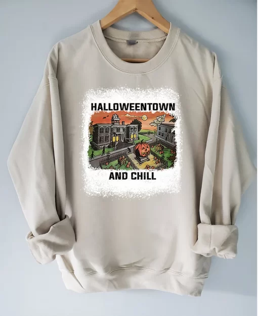 Halloweentown and Chill Crewneck Sweatshirt