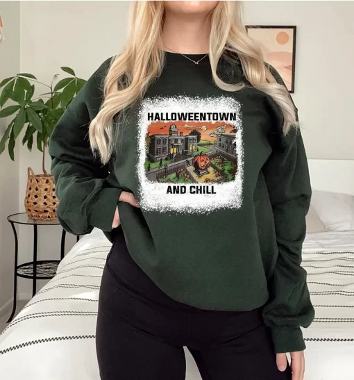 Halloweentown and Chill Crewneck Sweatshirt