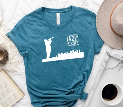 Jazz Night Musician T-Shirt, Jazz Music Tee