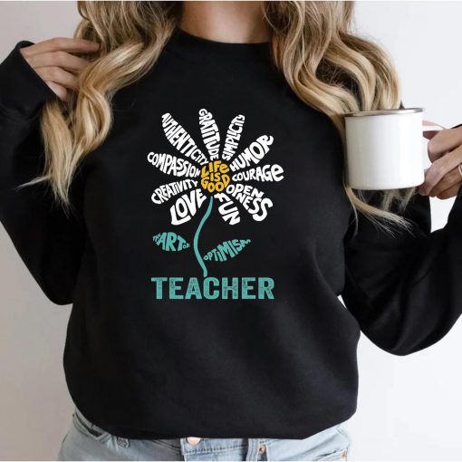 Life is good Teacher Daisy T-shirt