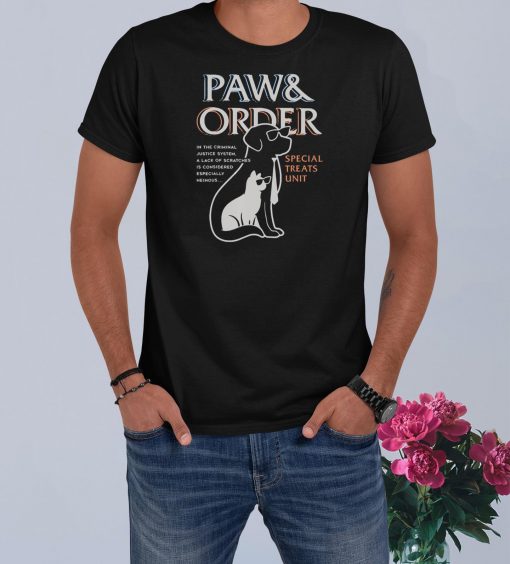 Paw and Order Special Feline Unit Pets Training Dog And Cat T-Shirt