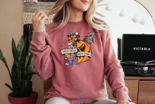 Retro Halloween Pumpkin Comfort Colors Shirt
