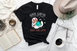 Save World It's The Only Place That Has Cats Shirt, Funny Cat Shirt