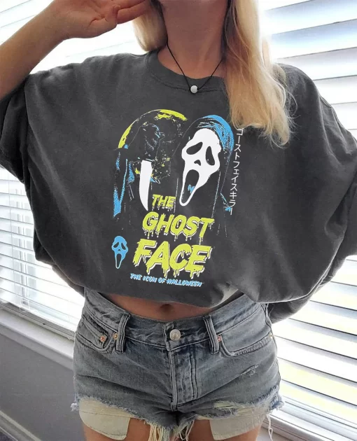 Scream Ghost Face Icon Of Halloween T-Shirt
