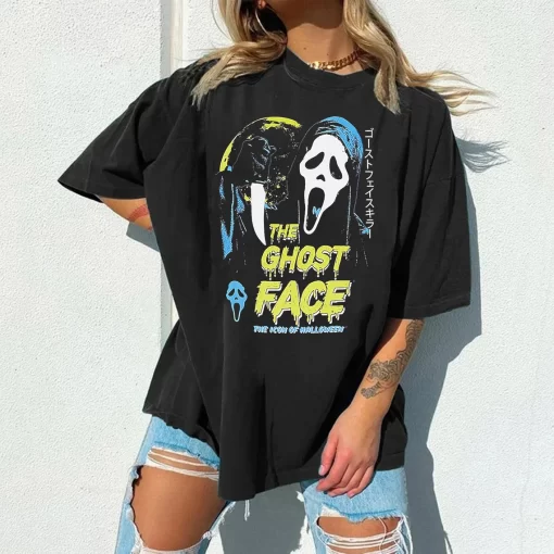 Scream Ghost Face Icon Of Halloween T-Shirt