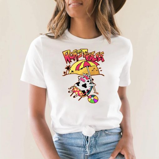 Stranger Dustin Love Roast Beef Beach Cow TV Parody Premium T-Shirt