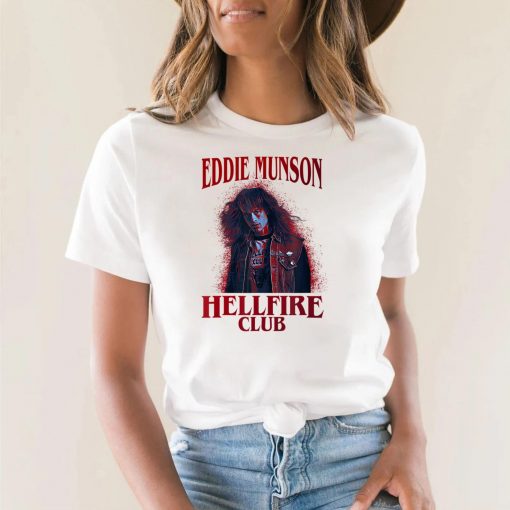Stranger Things 4 Eddie Munson Hellfire Club Blood Splatter T-Shirt