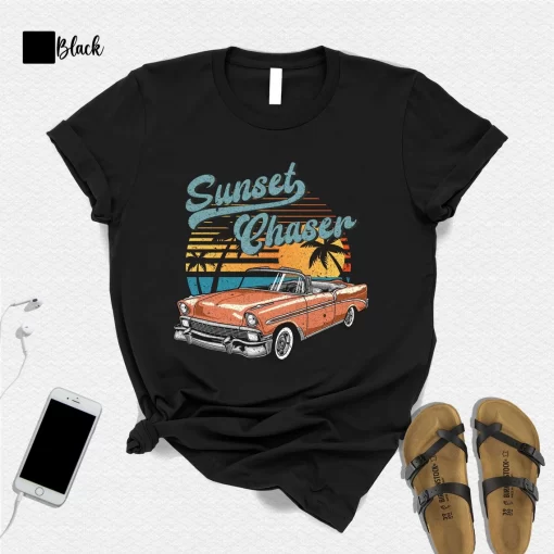 Sunset Chaser Shirt, Summer T-Shirt, Beach Shirt, Holiday Shirt