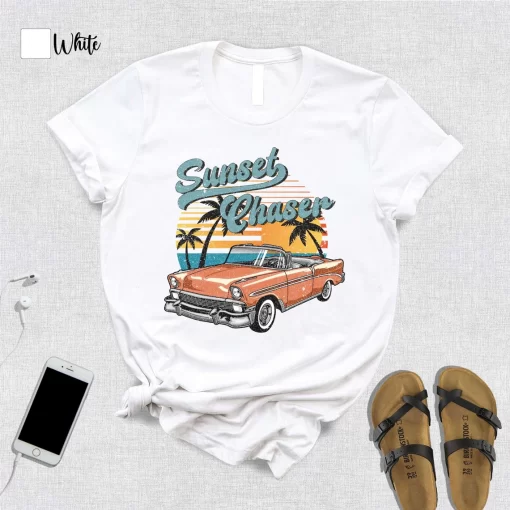 Sunset Chaser Shirt, Summer T-Shirt, Beach Shirt, Holiday Shirt