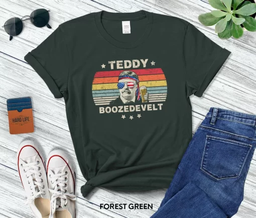 Teddy Boozedevelt T-Shirt, Funny Tequila Lovers T-Shirt